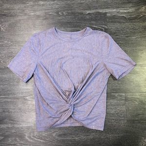 Lululemon Knotted Twist Front tee size 6